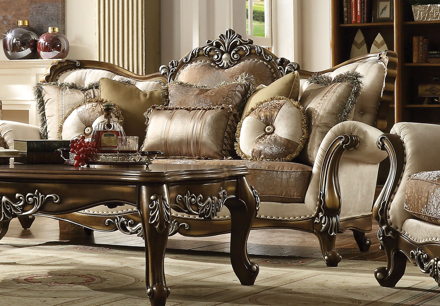 Latisha Collection Luxury 4-Piece Living Room Set