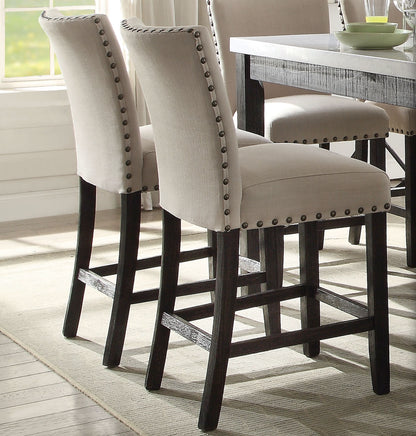 Nolan 9-ps Casual Dining Table Set Include 1 Dining Table, 8 Side Chairs, 8-Person Marble Dining Set