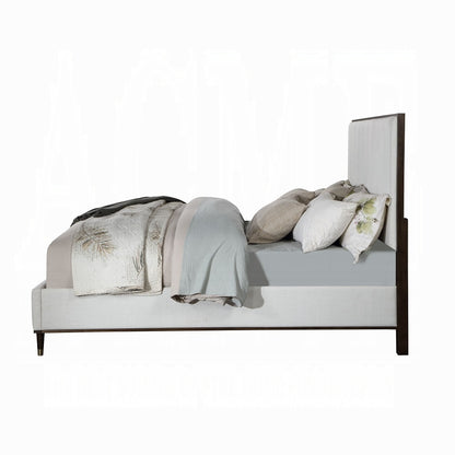 Carena 6-Piece Modern Luxury Bedroom Set Includes Panel Bed, Dresser, Chest, 2x Nightstands and Mirror, Box Spring Required