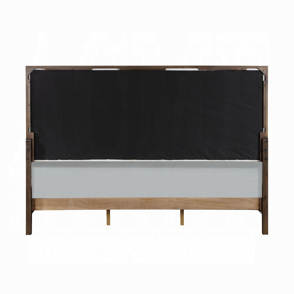 Carena 6-Piece Modern Luxury Bedroom Set Includes Panel Bed, Dresser, Chest, 2x Nightstands and Mirror, Box Spring Required
