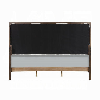 Carena 6-Piece Modern Luxury Bedroom Set Includes Panel Bed, Dresser, Chest, 2x Nightstands and Mirror, Box Spring Required