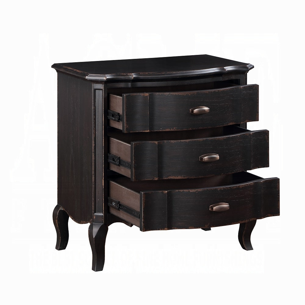 Chelmsford 6-Piece Contemporary Solid Wood Bedroom Set Includes Panel Bed, Assembled Dresser, Assembled Chest, 2xAssembled Nightstand and Mirror, Box Spring Required