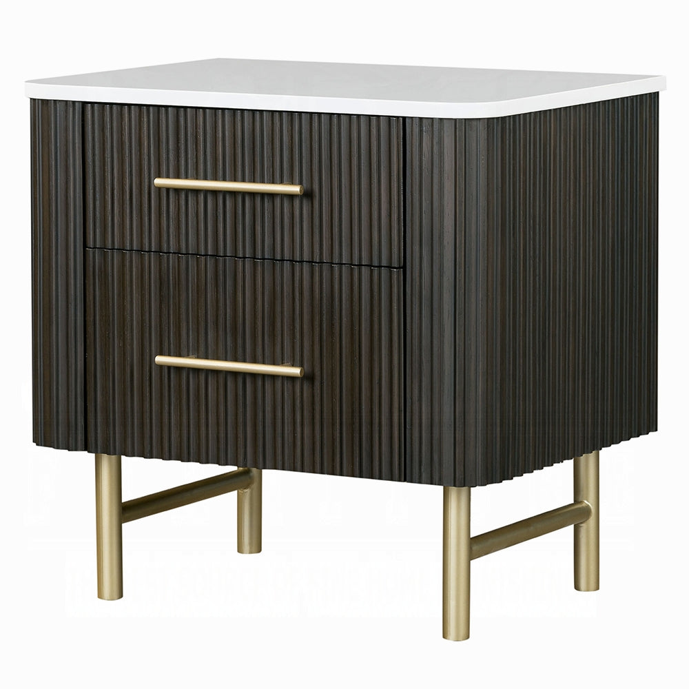 Clayten 6-Piece Modern Luxury Bedroom Set Includes Panel Bed, Assembled Dresser, Assembled Chest, 2xAssembled Nightstands and Mirror, Box Spring NOT Required