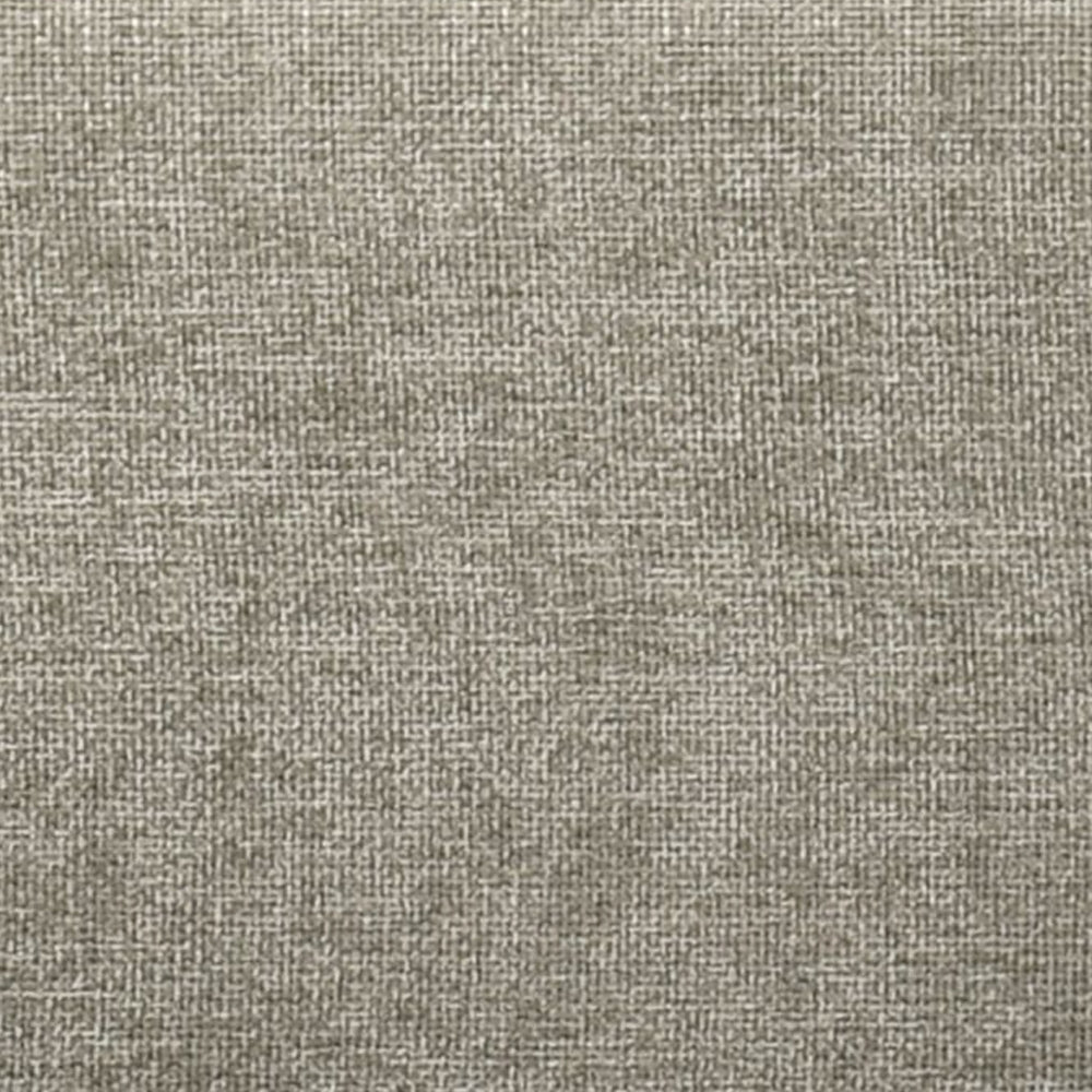 Travonte Solid Wood Bed Gray Linen & Beige