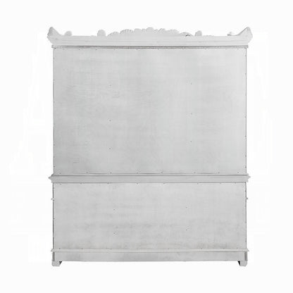 Vendome Buffet & Hutch Antique Pearl Finish DN01350