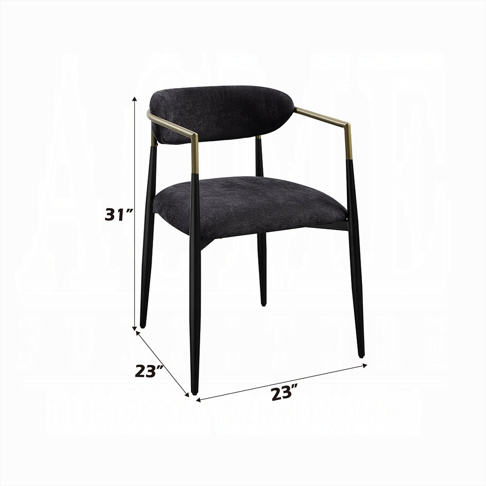 Jaramillo 7-Piece Dining Set Round Dining Table W/Engineered Marble and 6 Chairs