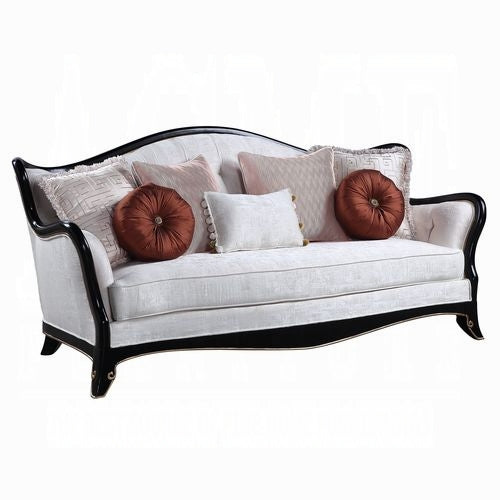 Nurmive Colletion 3-Piece Living Room Set Include Sofa, Loveseat and Chair, Beige Fabric