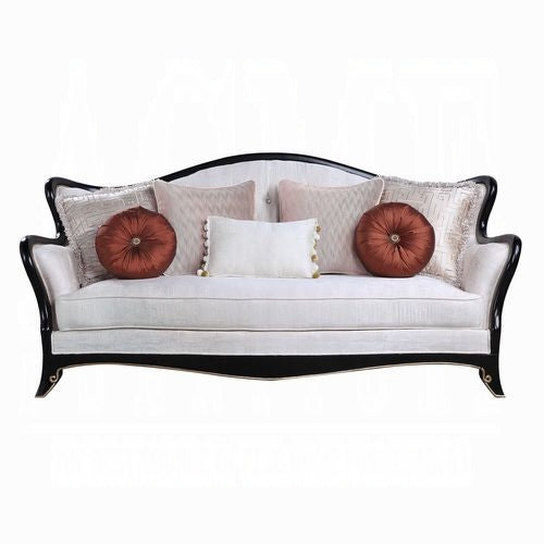 Nurmive Colletion 3-Piece Living Room Set Include Sofa, Loveseat and Chair, Beige Fabric