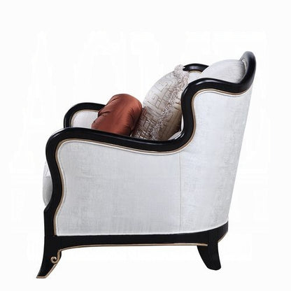 Nurmive Colletion 3-Piece Living Room Set Include Sofa, Loveseat and Chair, Beige Fabric