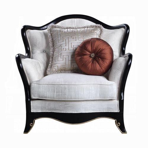 Nurmive Colletion 3-Piece Living Room Set Include Sofa, Loveseat and Chair, Beige Fabric