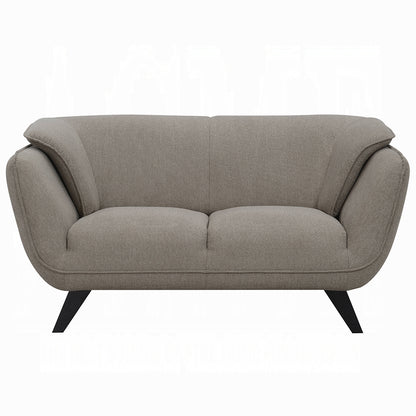 Nayeli Collection 3-Piece Living Room Set Include Sofa, Loveseat and Chair, Brown Linen