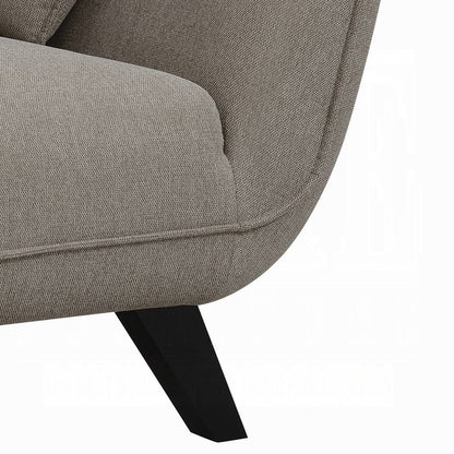Nayeli Collection 3-Piece Living Room Set Include Sofa, Loveseat and Chair, Brown Linen