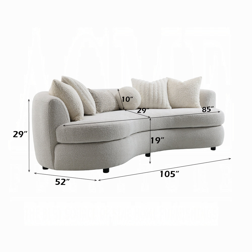 Iniko Sofa w/6 Pillows