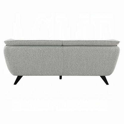 Nayeli 4-Piece Living Room Set Include Sofa, Loveseat, Chair and Coffee Table, Light Gray Boucle