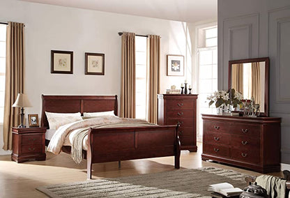 6-Piece Bedroom Set Bed, Dress, Chest, Mirror and 2 Nightstands